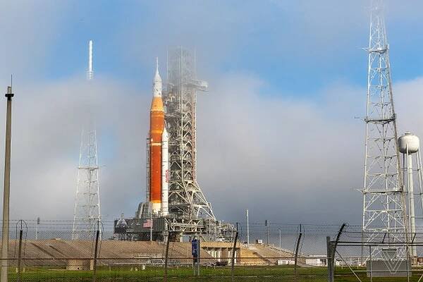 Dress rehearsal for NASA’s deep-space rocket cut short by mere seconds