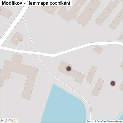 Mapa Modlíkov - Firmy v obci.