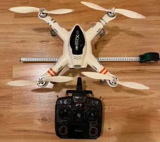 Větší dron s GPS Walkera X350 PRO + Devo F7 na náhradné díly - undefined