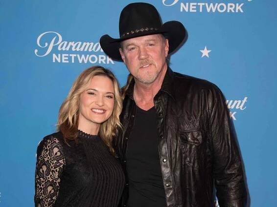 Victoria Pratt and Trace Adkins attend Paramount Network Launch Party
