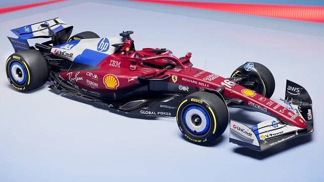 Ferrari představilo zbarvení pro Grand Prix Miami 2025