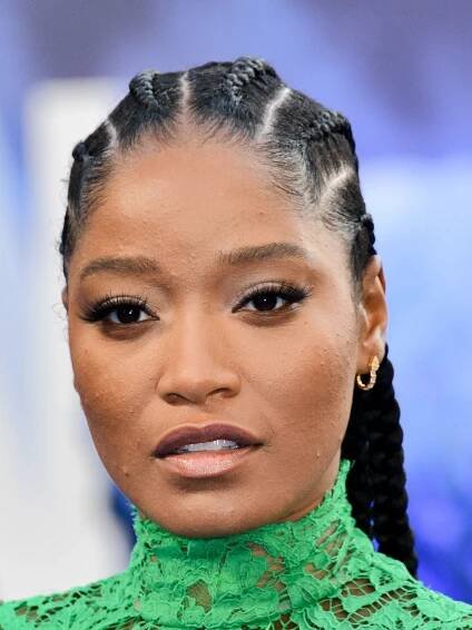 Keke Palmer Is So Rude for Posting This Blue-Streaked Hair at the End of My Work Day — See Photos