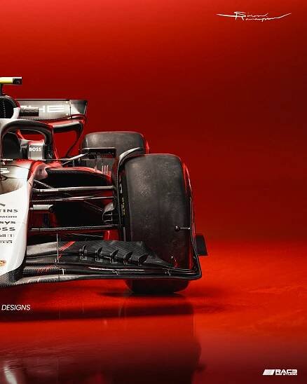 Simon R. Designs - Porsche F1 Livery Concept / Proposal