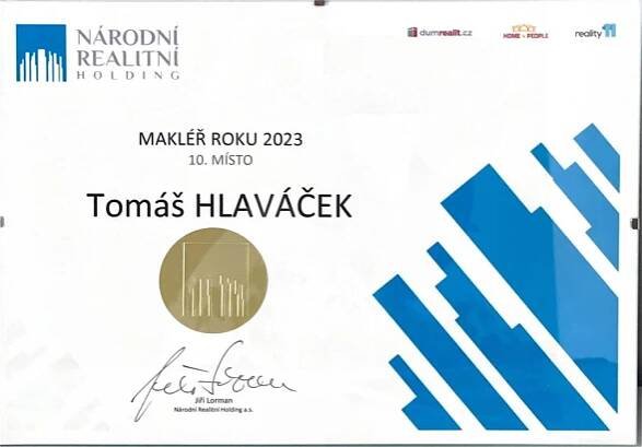 Realitní makléř Tomáš Hlaváček