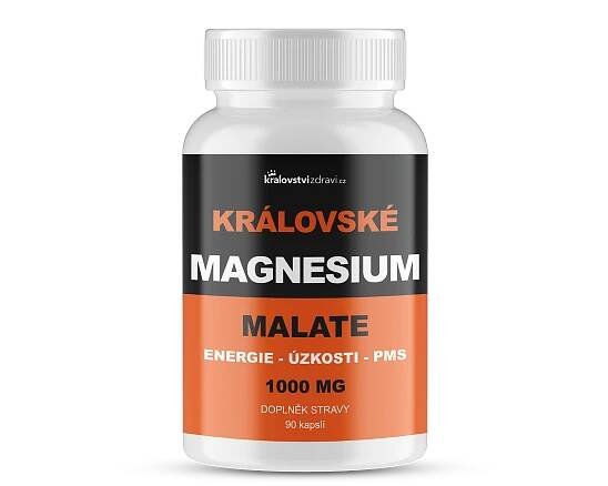 Království zdraví Královské Magnesium Malate 1000 mg, 90 kapslí