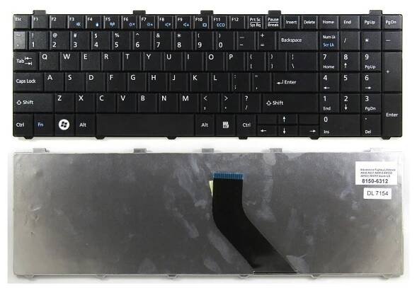klávesnice Fujitsu Lifebook A512 A530 A531 AH512 AH530 AH531 NH751 black US