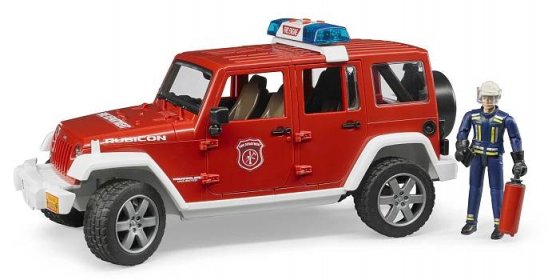 Hasičské auto Jeep Wrangler s figurkou hasiče - Bruder 2528