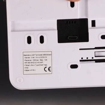 Bezdrátový Wifi termostat WBW2black