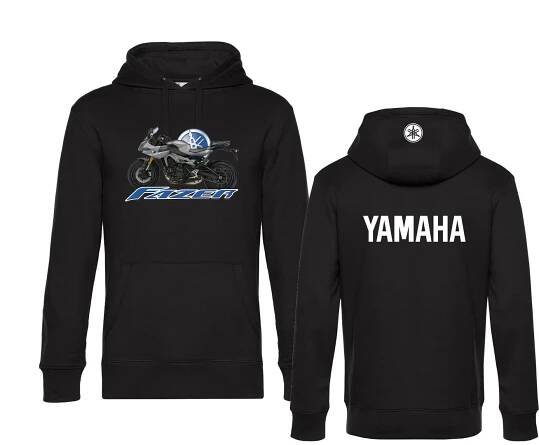Pánská mikina s kapucí a motivem Yamaha Fazer - Černá - MOTO TRIKA - Mikiny Yamaha - 1 199 Kč - Motogaráž.cz - Vše pro motorkáře