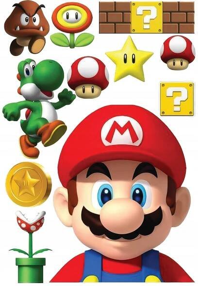 OPLATEK NA DORT Výtisk Jedlý SUPER MARIO HRA LUIGI + JMÉNO BONUS #3