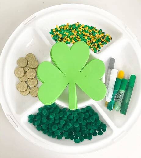 decorate a shamrock activity