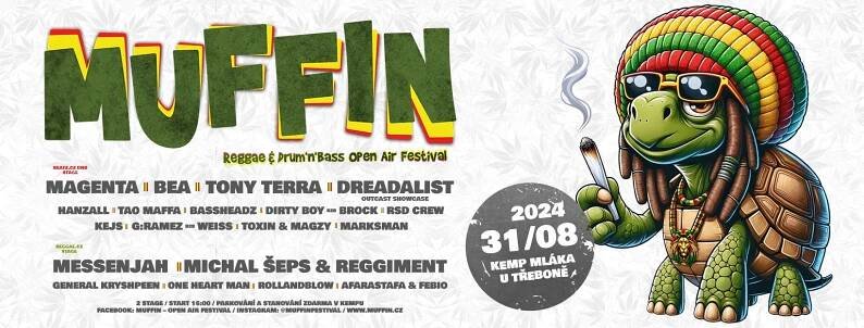 MUFFIN – Reggae & D'n'B festival 2024 - Reggae.cz