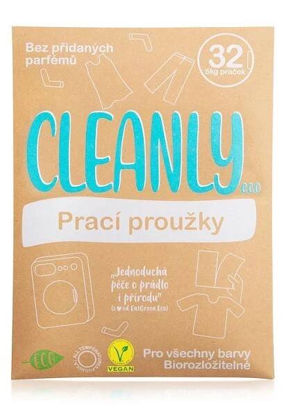 Cleanly Eco Prací proužky 32 ks
