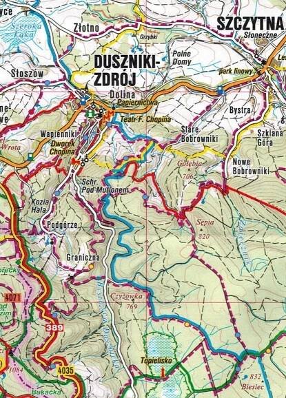 CT100 211 Orlicke Hory, Podorlicko Kolektivní Typ publikace turistická mapa
