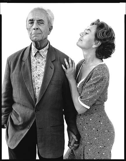 Michelangelo Antonioni, director, and his wife Enrica, Rome, May 18, 1993. Photograph by Richard Avedon © The Richard Avedon Foundation