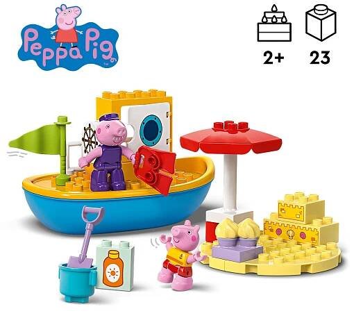 LEGO® DUPLO® Prasátko Peppa 10432 Výlet na loďce / Počet dílků: 2 | Mironet.cz