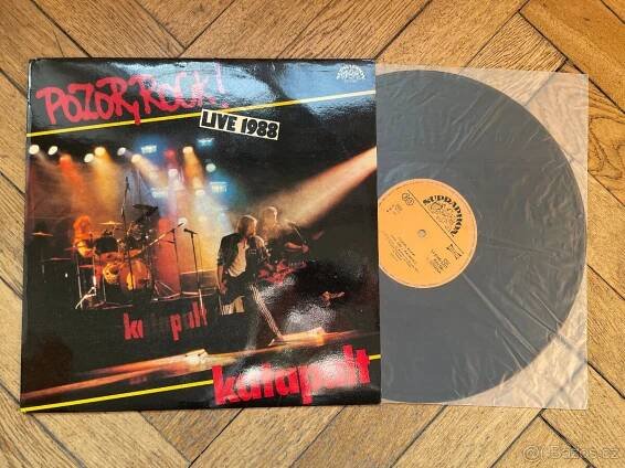 LP deska KATAPULT Pozor, rock LIVE 1988 - Praha 2