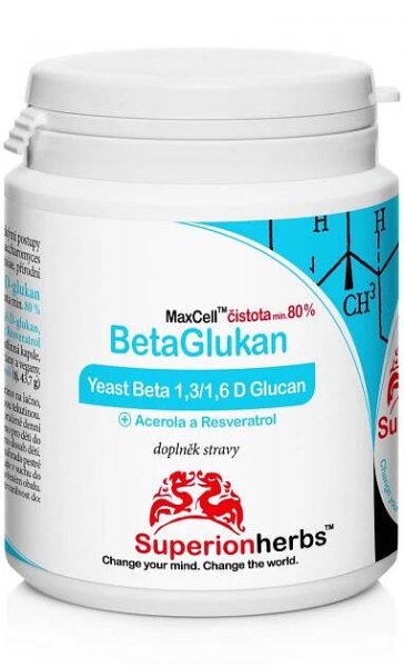 Superionherbs Betaglukan, kapsle 90 ks, 43,7 g