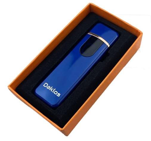 Elektrický větruodolný cigaretový zapalovač v dárkové krabičce
