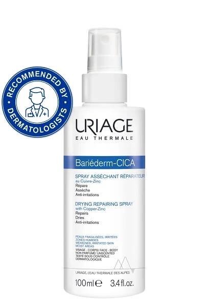URIAGE BARIÉDERM Drying Repairing CICA-Spray, 100ml 1×100 ml, vysušujúci regeneračný sprej