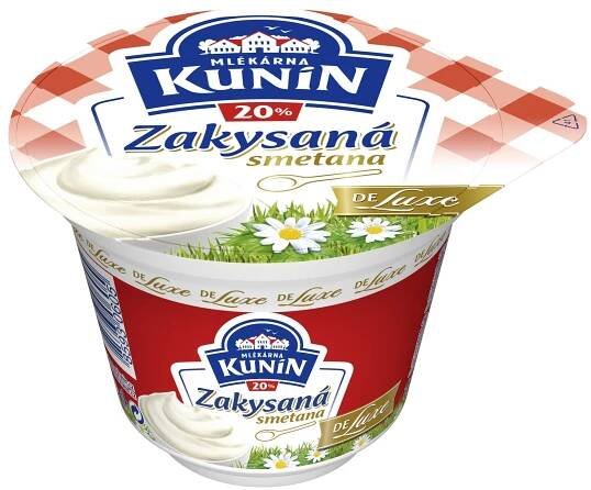 Mlékárna Kunín Zakysaná smetana de luxe 20%