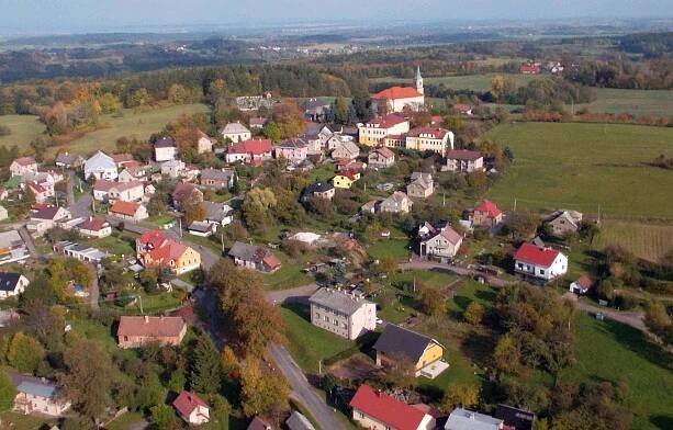 Letecké snímky – Městys Včelákov