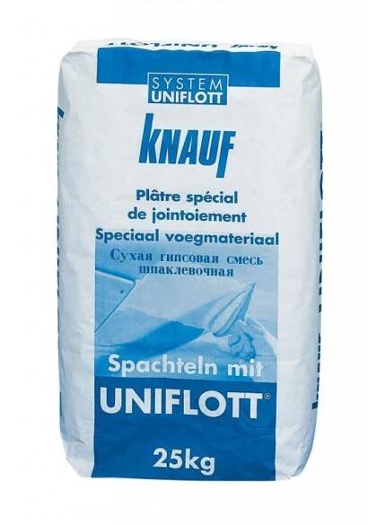 Spárovací tmel na sádrokarton Knauf Uniflott