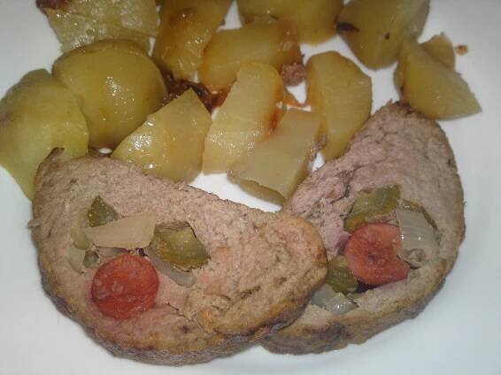 Recept: Plněná drůbeží sekaná