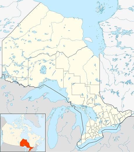 Soubor:Canada Ontario location map 2.svg – Wikipedie