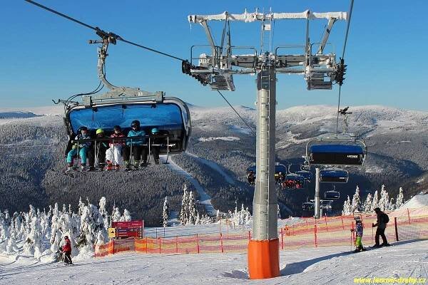 Sedačková lanovka Špindlerův Mlýn - Pláň