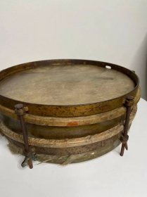 Starý originální buben z období války - Sběratelství