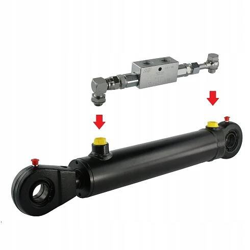 HYDRAULICKÝ VÁLEC 2-STRUNNÝ 50/28 ZDVIH 200 L410 + ZÁMEK HYDROLIDER