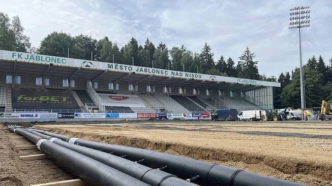 Na jablonecké Střelnici vzniká moderní hrací plocha za 60 milionů korun