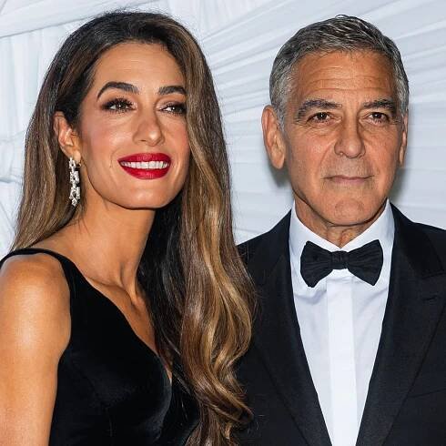 Amal Clooney debuts style U-turn in 'showy' dress on date with husband George