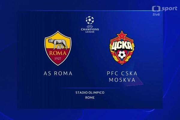 Sestřih utkání AS Řím - CSKA Moskva – ČT sport – Česká televize