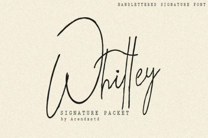 Whitley – Signature Typeface