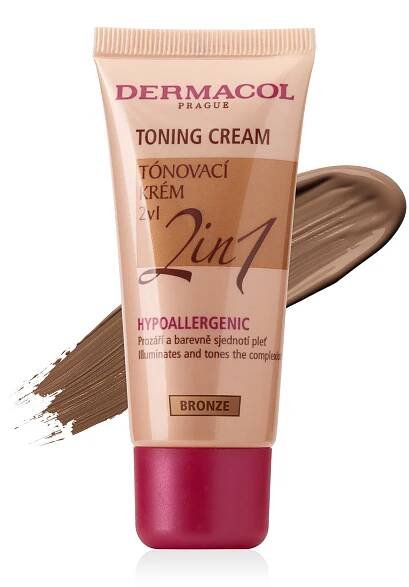 Lehký tónovací krém 2v1 Bronze | Dermacol • péče o pleť, tělo a dekorativní kosmetika Dermacol