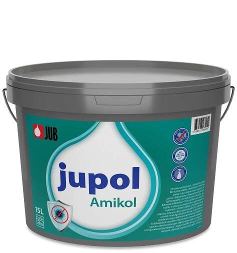 Protiplísňová odolná malířská barva JUPOL AMIKOL - 15 L - bílý