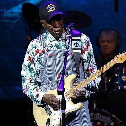 “I forgot to turn my guitar off. A lady passed by, and her dress tail hit the G string. I’ll never forget...