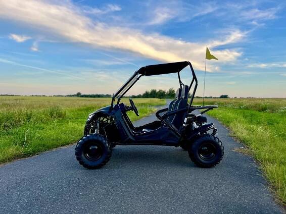 Dětská benzínová Super Buggy 208ccm AUTOMAT limitovaná edice - modrá - 2. pohled
