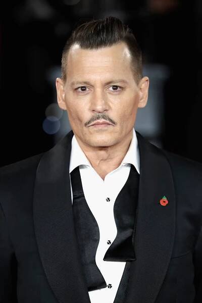 Johnny Depp at an event for Vražda v Orient expresu (2017)