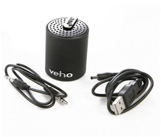 Mini speaker Veho Bluetooth 360B Black