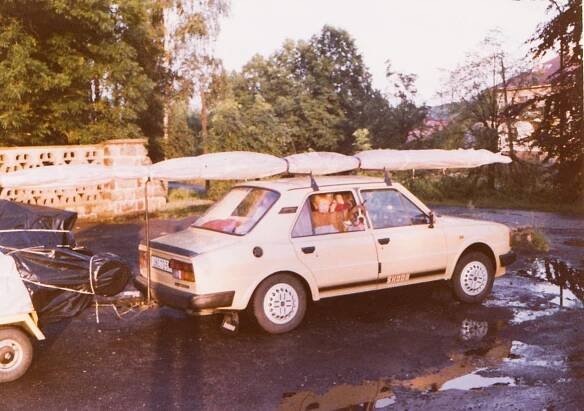 1988 k hranicím s rogalem, před emigrací