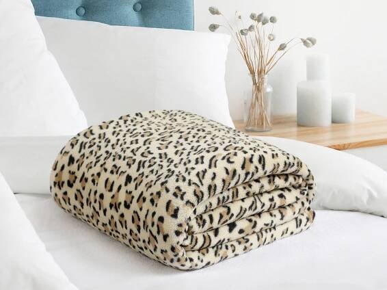 Deka Mikroflanel - leopard - 150x200 cm