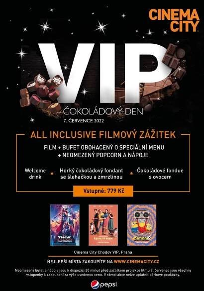 VIP zóna v Cinema City Chodov - jídlo, pití, film a k tomu hodně čokolády - Life4you.cz