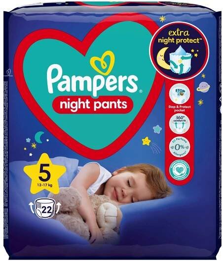 Pampers Night Pants 5 22 ks