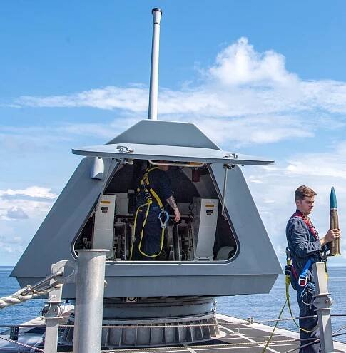 mk.110 mod.0 57mm naval gun bofors 57/L70 bae systems independence class littoral combat ship lcs us navy 29