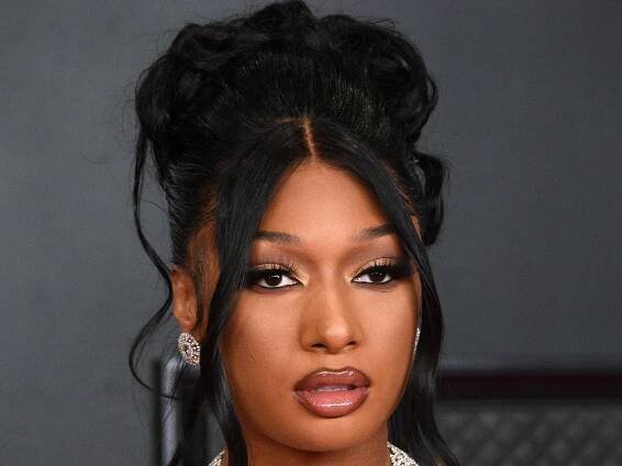 Megan Thee Stallion's Eye Shadow Low-key Looks Like Butterfly Wings — See Photos