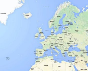 google karta europa Map of europe google maps - Europa Karta