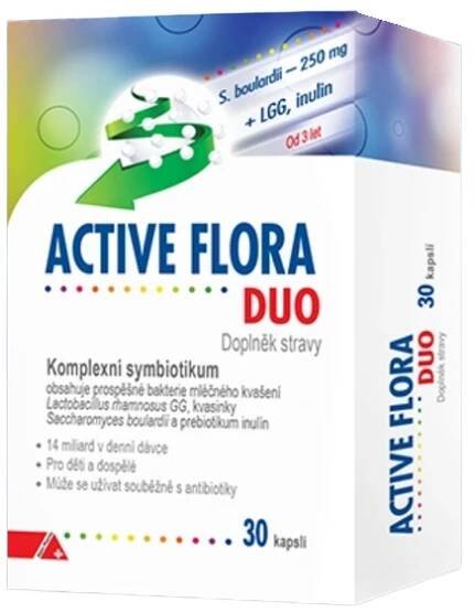 Alpen Pharma Active Flora Duo 30 cps. od 147 Kč